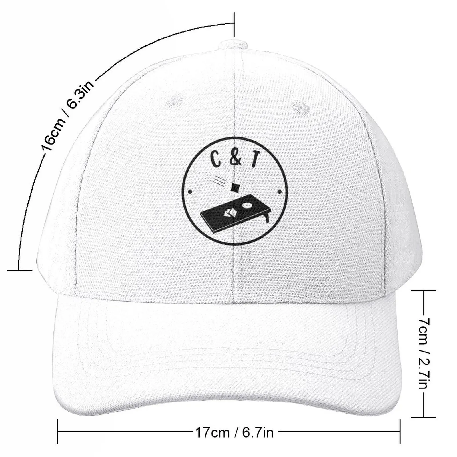 C & T Cornhole Baseball Cap Bobble Hat Ball Cap Men's Hats Women's