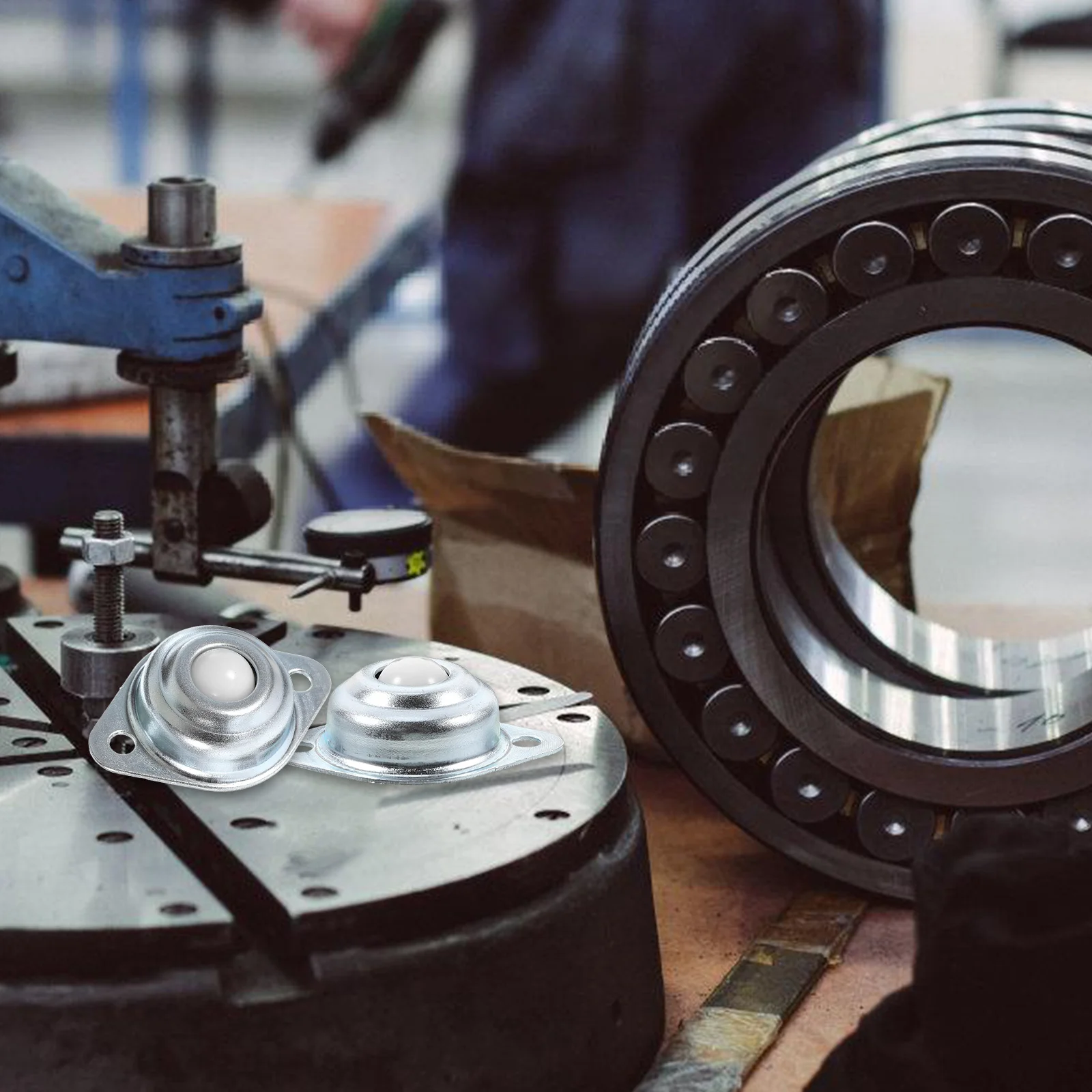 12 قطعة محمل كروي نايلون الأثاث الأجهزة الصغيرة عجلة نقل دوارة تحمل عملية سلسة منخفضة الضوضاء