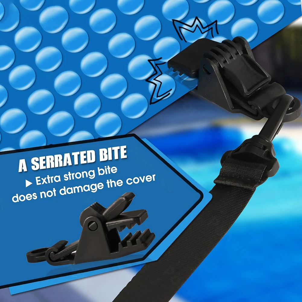 

For Swimming Pool Cover Reel Belt System Compatible with Solar Covers Up to 06 Inches and Multiple Roller Types