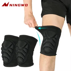 1Pair Elbow Knee Pads Brace Support for Gardening,Construction Work - Anti Slip Collision Avoidance Kneepads with Thick EVA Foam