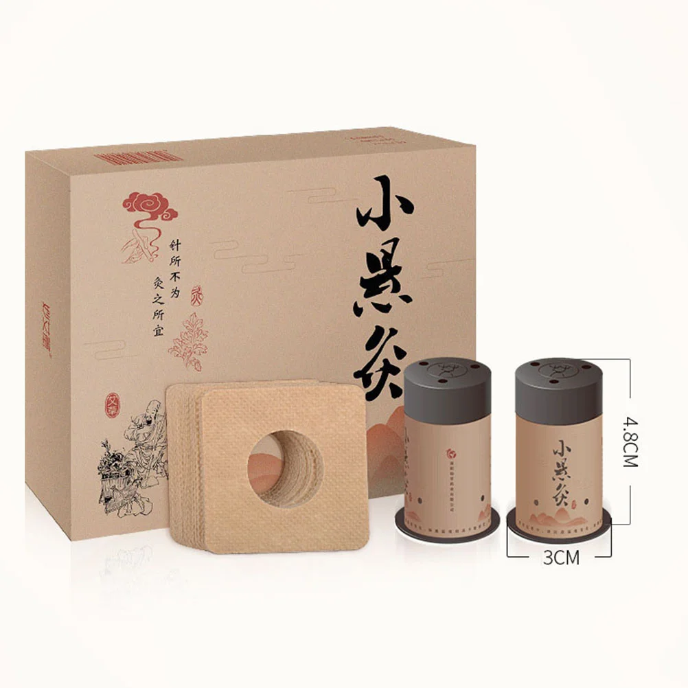 Moxibustion Box Body Care Household Moxa Burner Cone Holder Chinese Supply Burning Can Brown