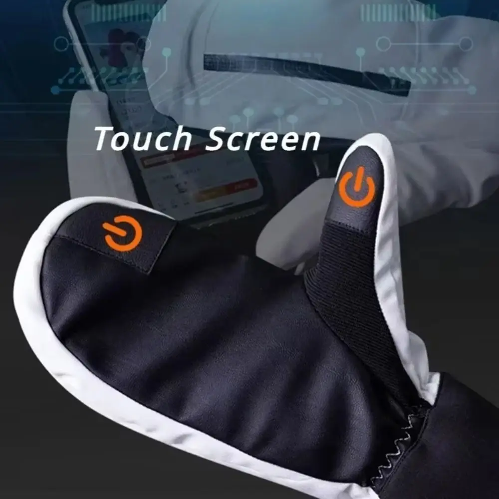 

Cycling Hiking Waterproof Skiing Gloves Touch Screen Cold Weather Ski Mittens Thermal Thick Warm Snow Gloves Men Women