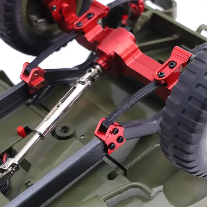 JJRC Aluminum Alloy Leaf Spring Mount Hanger RC Car Upgrade Parts For 1/10 C8815 Willis 1/12 C8835 Hummer H1 Crawler Truck