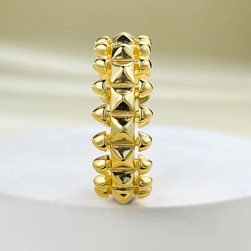 New European and American S925 Silver Plated Ins Style Diamond Ring Fashion Jewelry Romantic Series