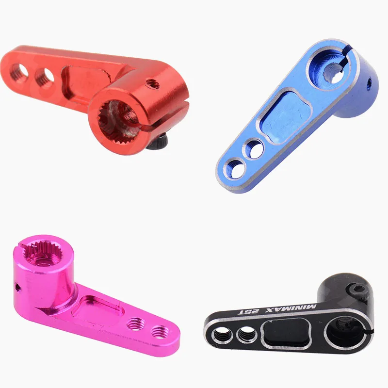 Aluminum Parts MINIMAX 25T Servo Horn Steering Arms For Traxxas TRX4 RC Toy Cars Crawler Truck