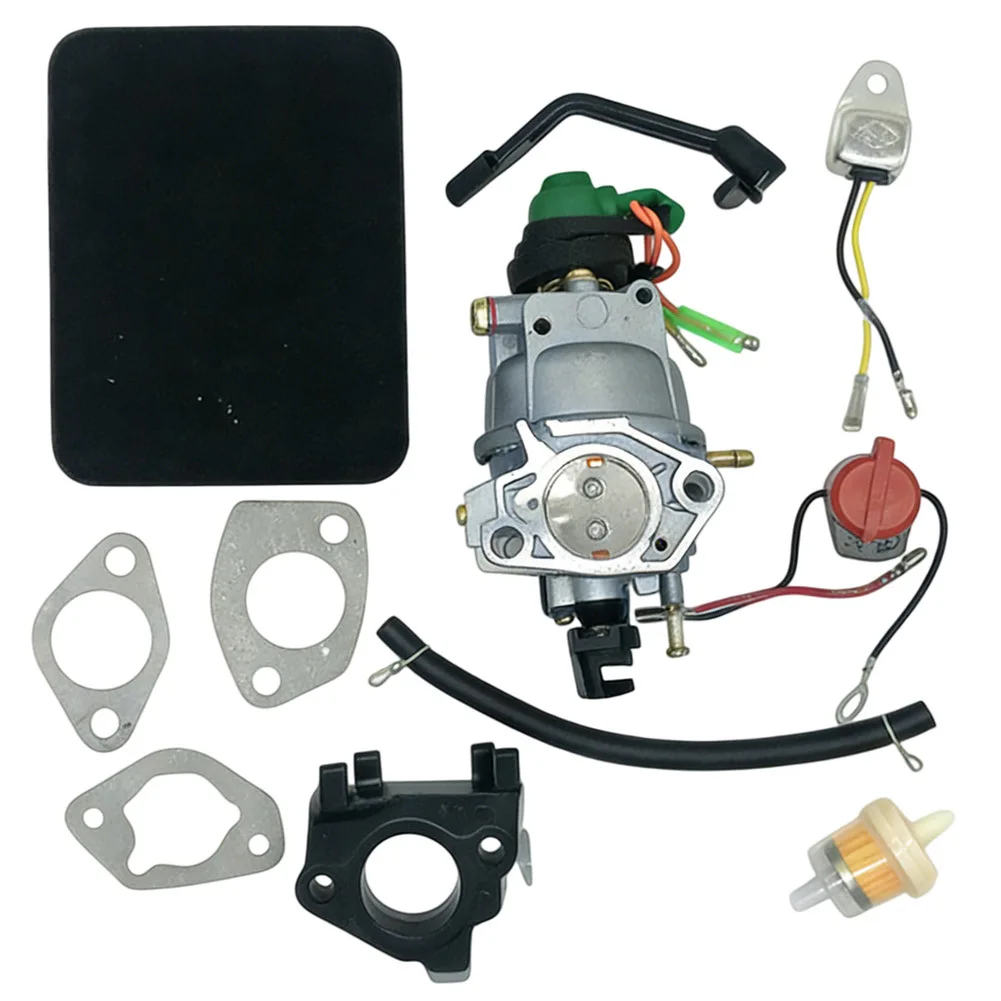 Carburetor Kit Designed to Fit For GX340 For GX390 188F 190F 11HP 16HP Engines for Consistent Cold Start Capability