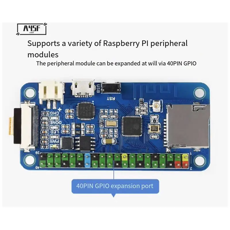 

Плата разработки A45F-ESP32 240 МГц 1622X1200 WIFI Bluetooth Поддержка изображения Плата голосовой обработки