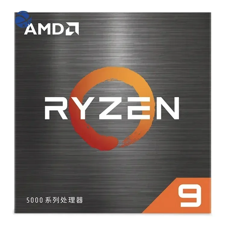 AMD Ryzen 9 5900X with Socket AM4 3700 Frequency Radeon Vega Graphics Used Processor Support AM4 Motherboard