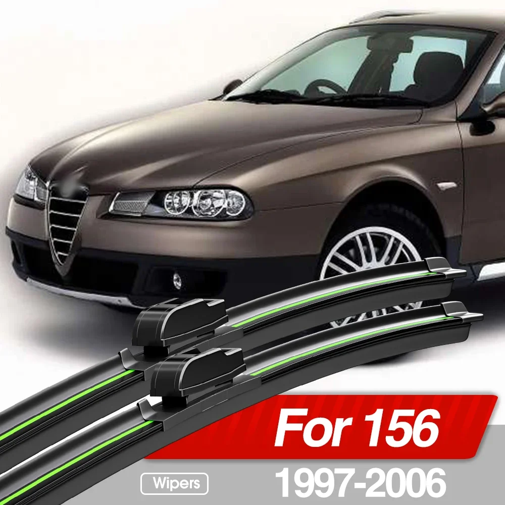 

For Alfa Romeo 156 1997-2006 Front Windshield Wiper Blades 2pcs Windscreen Window Accessories 1999 2000 2001 2002 2003 2004 2005