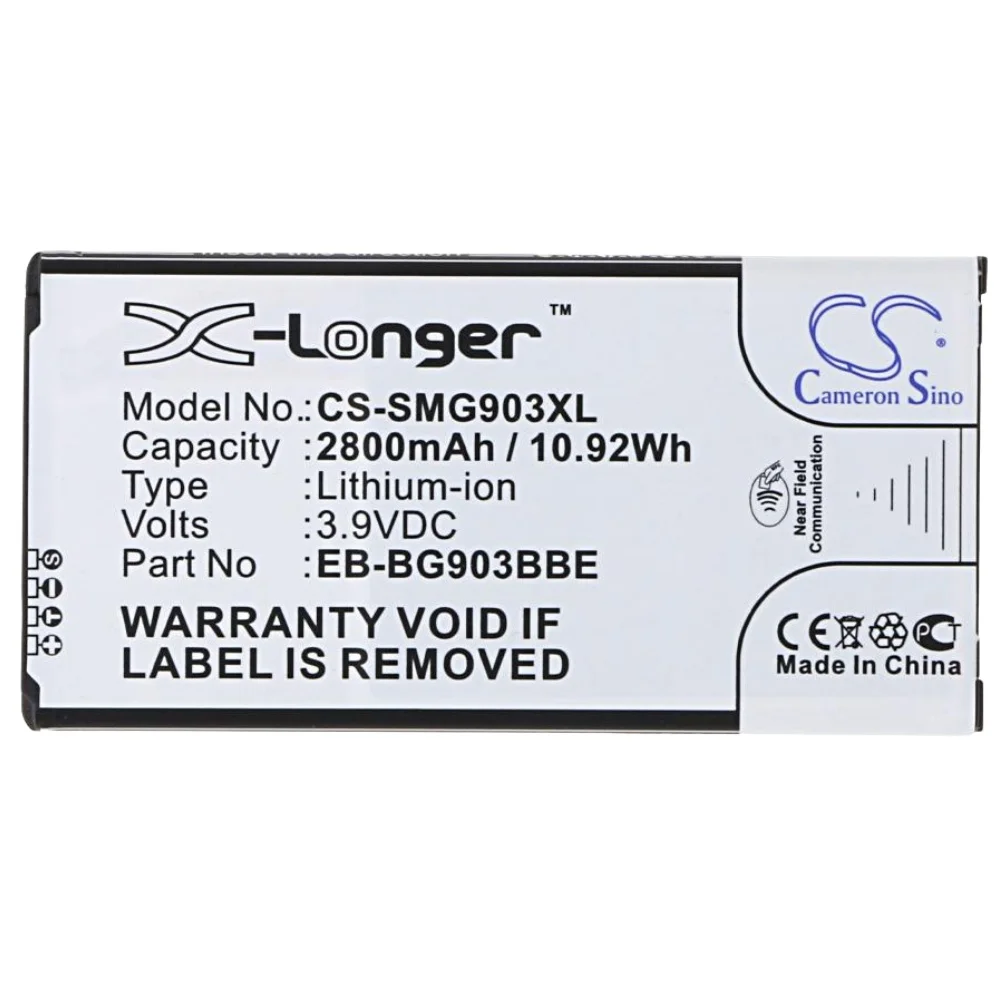 

Li-ion Mobile, SmartPhone Battery for Samsung, 3.9V, 2800mAh, Compatible Models: Galaxy S5 Neo, Galaxy S5 Neo Duos, SM-G903F