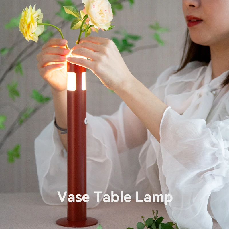 Comely Lighting Patented Product Rechargeable Restaurant Dinning Table Lighting Gesture Control Table lamp for Fresh Flower Vase