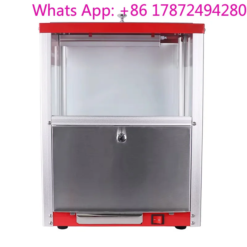 Commercial Potato Chip Warmer 30L Corn Chip Display Cabinet Stainless Steel Construction Ideal for Corn Chips, Popcorn, and Pota