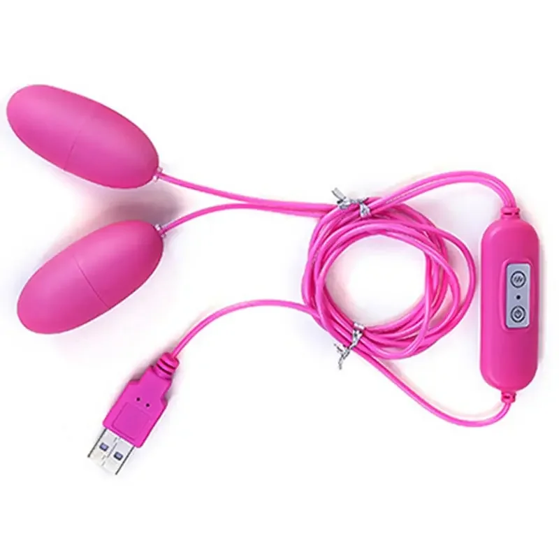 2 In 1 Women's Accessories Vibration Egg Vaginal Breast Anal Stimulator Masturbation Supplies Vibrator Men Rubber Shop