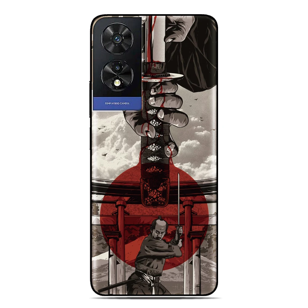 Ninja Girl Back Skin Cover For Sony Xperia 1 VII 10 VI 5 II III IV V 2023 XZ5 XZ4 XZ3 XZ2 XA2 Ultra Z5 L3 Phone Case Soft Funda view 6