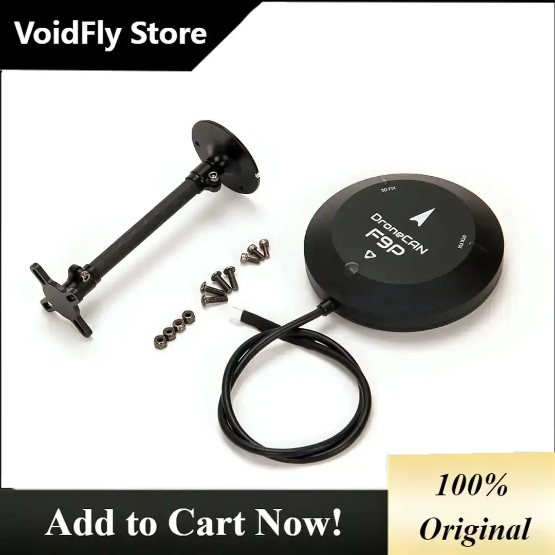 VoidFly DroneCAN H-RTK F9P Rover high-precision GNSS positioning system from Holybro 27CM/42CM Wire For RC Drone