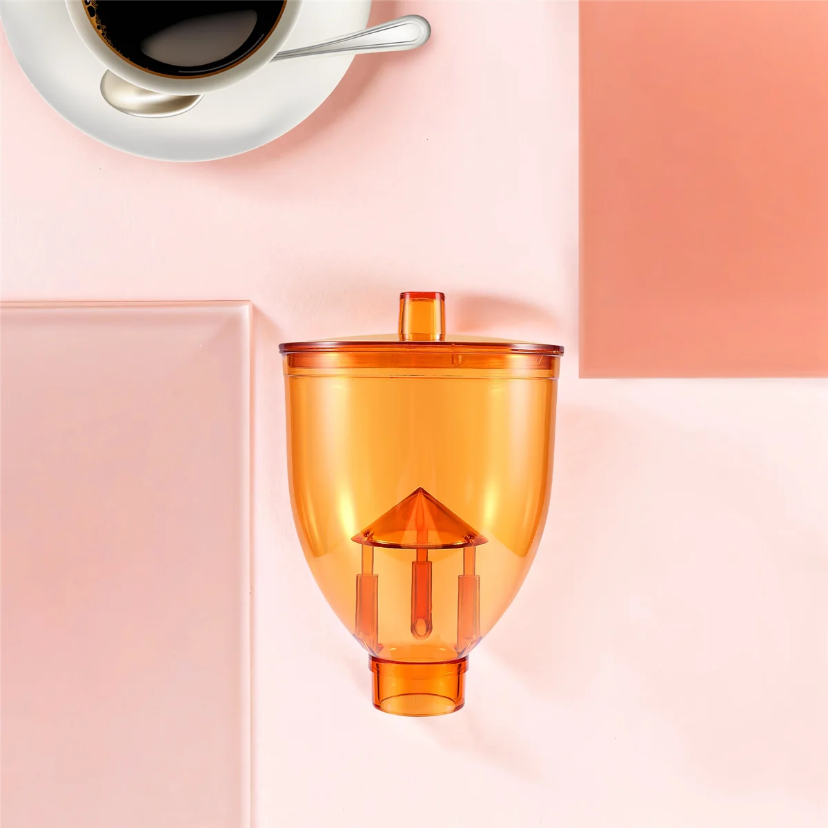 HOT Coffee Grinder Part Hopper for Xeoleo N600 Machine,Prevent Jump Function,Coffee Bean Box,Grinder Coffee Bean Bin,A