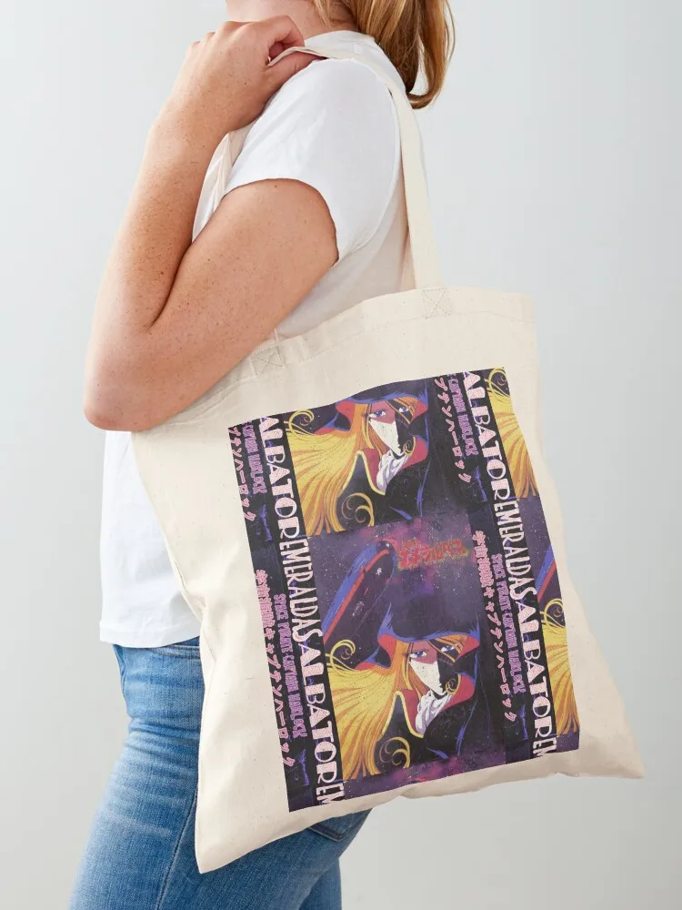 Space Pirate ALBATOR Emeraldas Tote Bag handbag Shopper Canvas Tote Bag