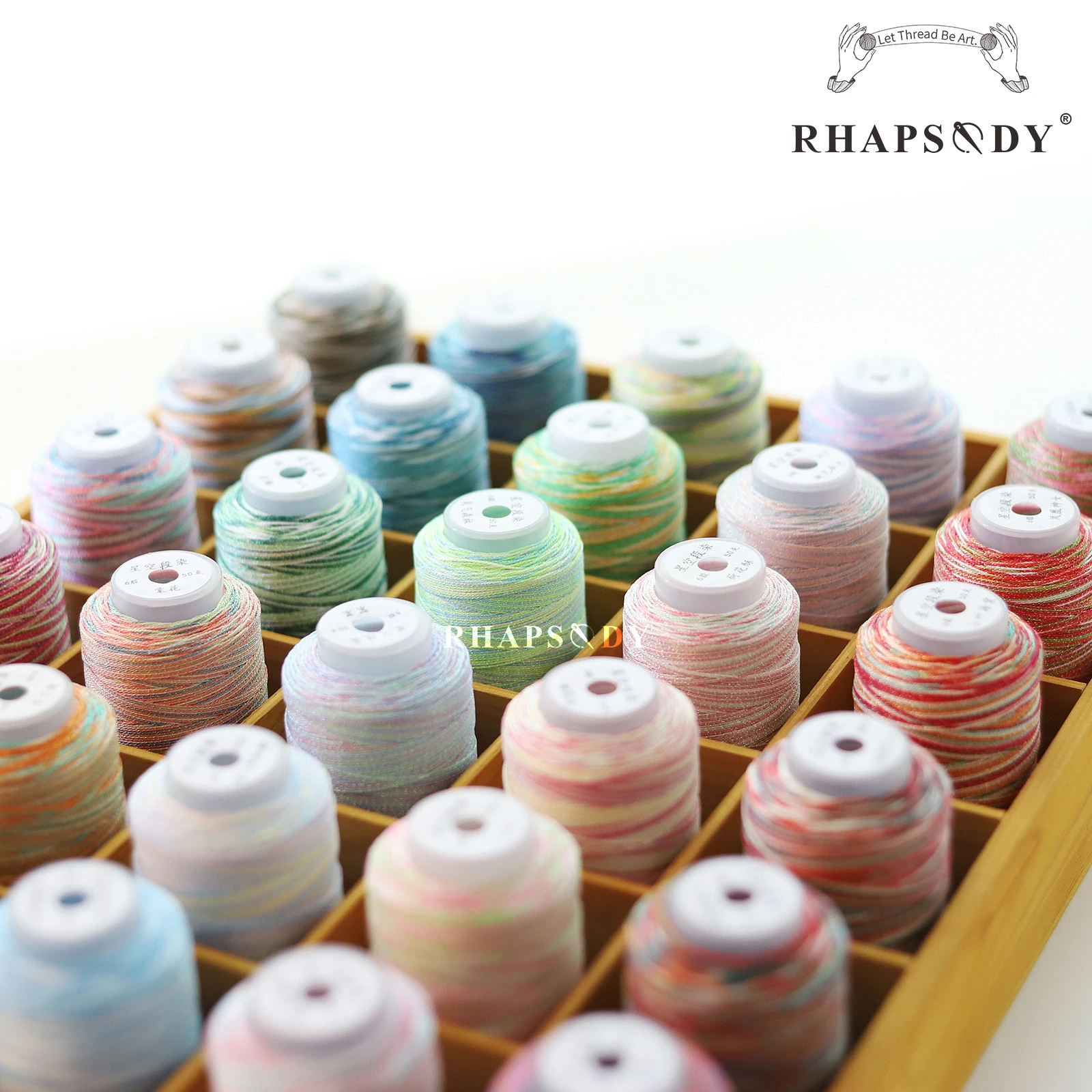 Rhapsody Glitzer-Metallic-Polyesterfaden, 6 Fäden, 29, gemischte Farben, zum Nähen, für DIY-Projekte, zum Weben, für Freundschaftsbänder und zum Zopfen. – Detail 14