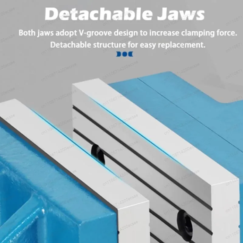 Free-style split flat-jaw vice 8-inch wide 200mm flat-jaw vice multifunctional milling machine large opening precision machine