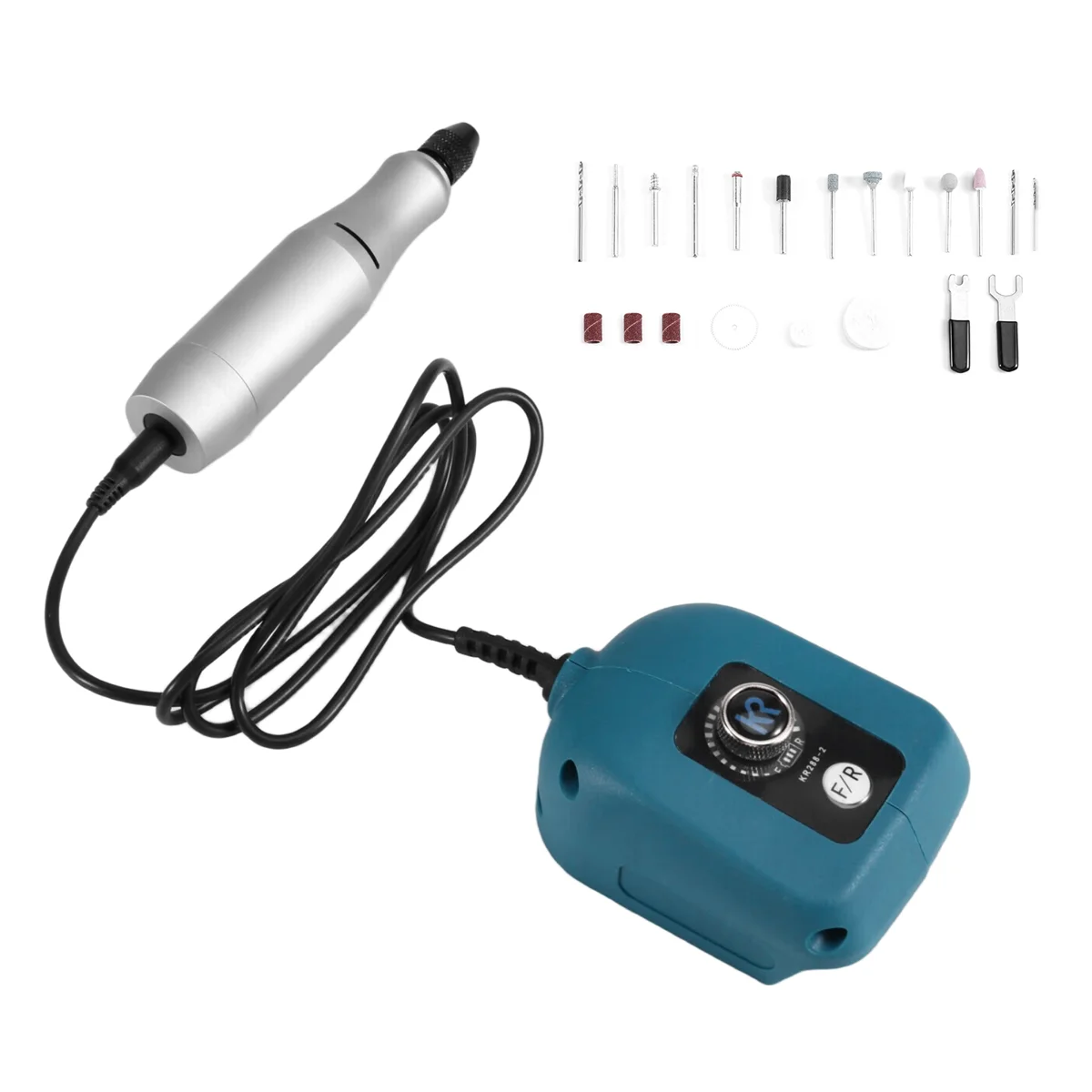 ABYA Mini Electric Grinder Stepless Speed Regulation Electric Drill Mini Drill Speed Rotary Tool for 18V-21V Battery