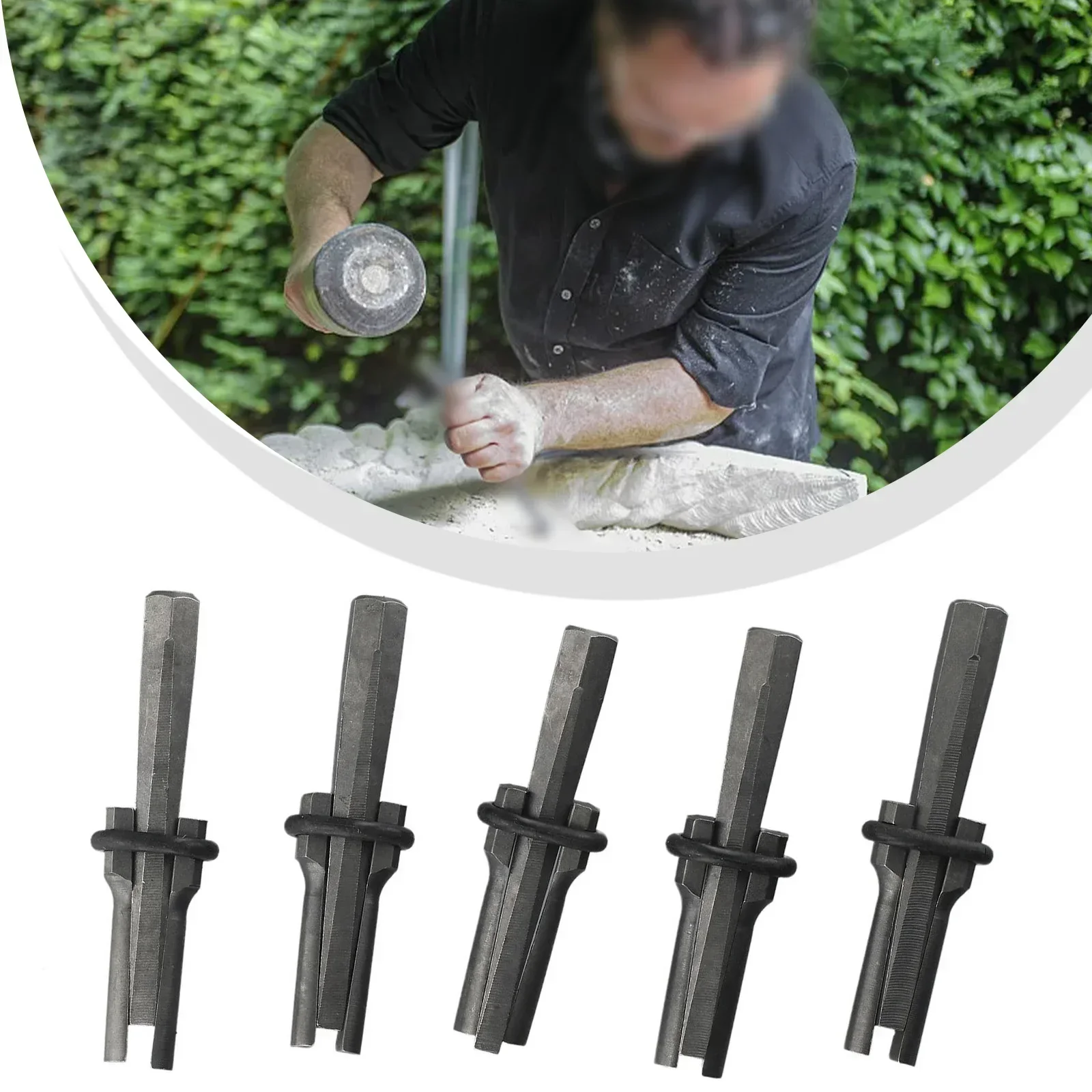 Chisel Stone Splitter Splitting The Hard Stone Accessories Part Toughness 105mm Length 5/8 Inch(16 Mm) Diameter Concrete