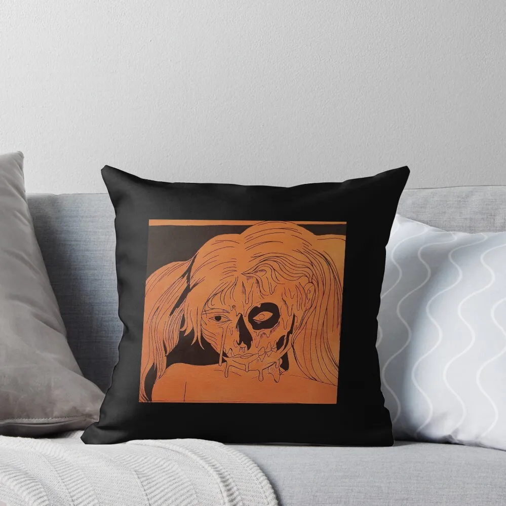 Ashnikko pumpkin spice artwork Throw Pillow christmas cushions covers Custom Cushion pillow