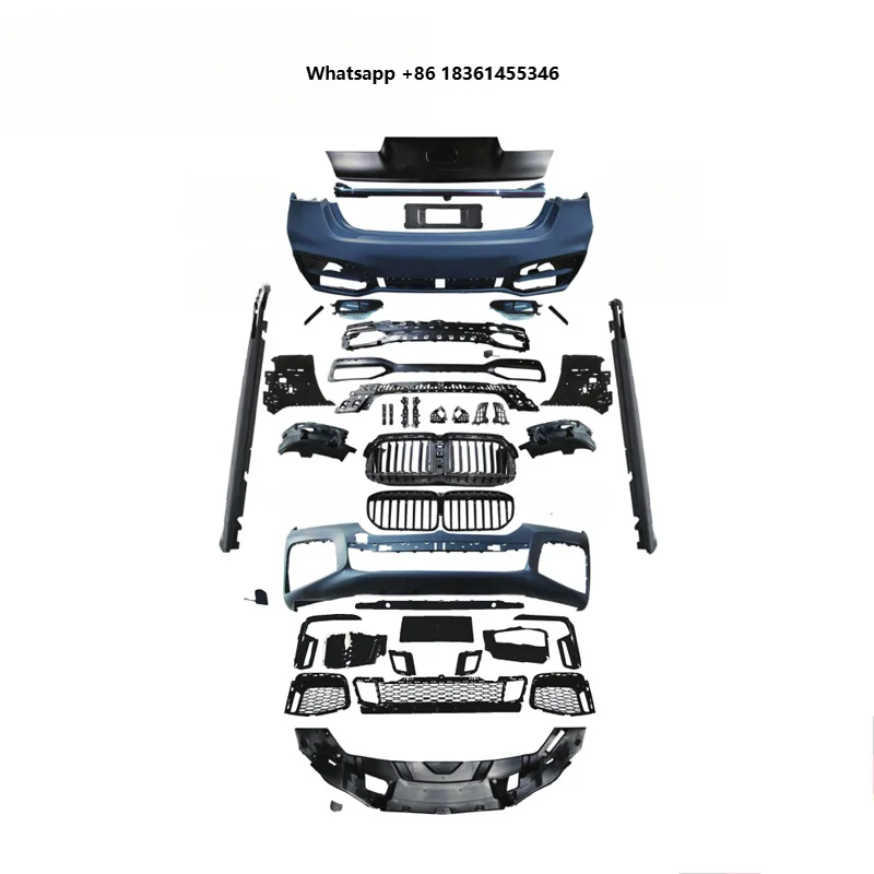 For G11/G12 Series, Front Rear Bumpers Full Body Accessories High Quality M8 Style Facelift Body Kit