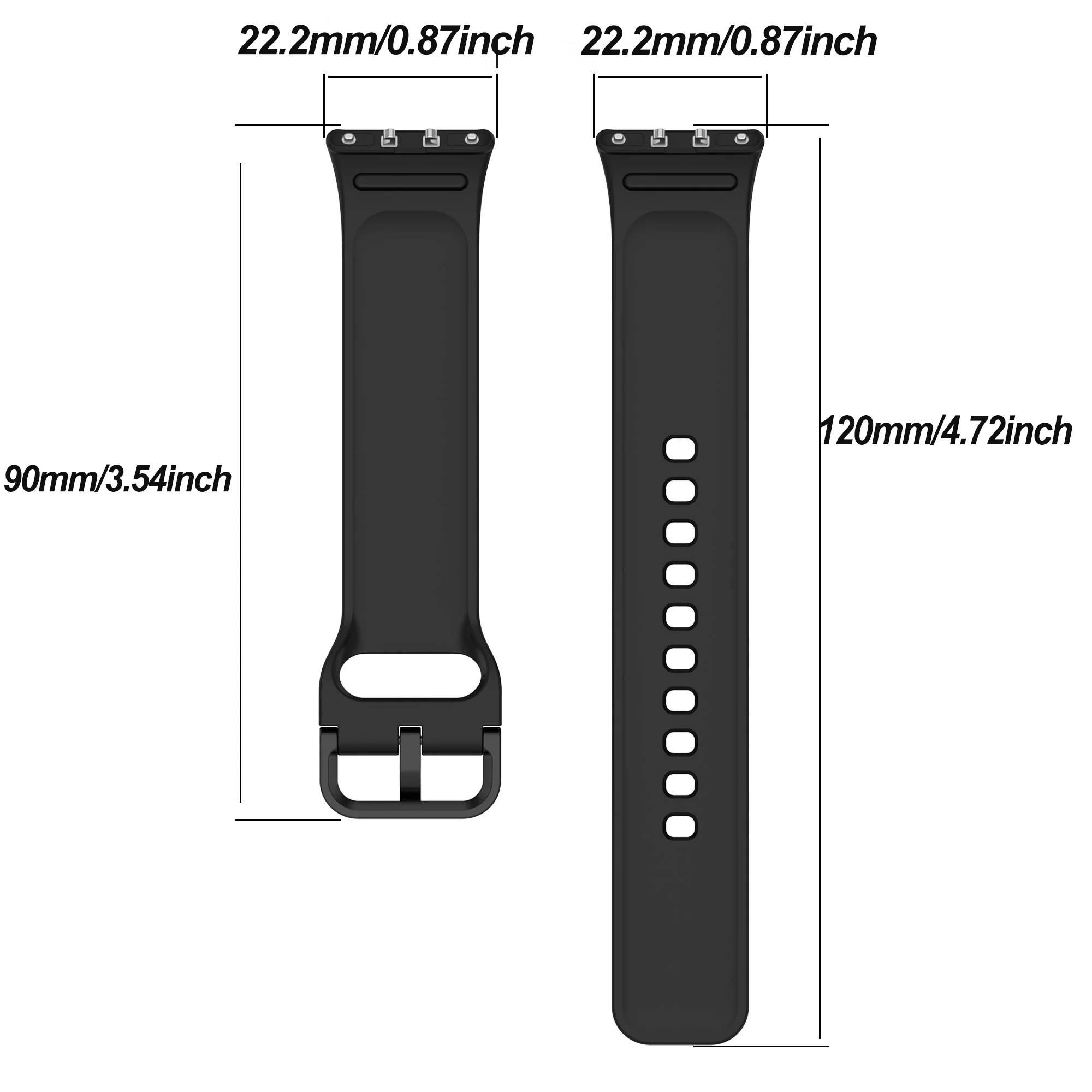 Screen Protector Case For Samsung Galaxy Fit 3 Bumper Smart Watch Strap Sport Wristband Fitness Bracelet Replacement Accessories image 6