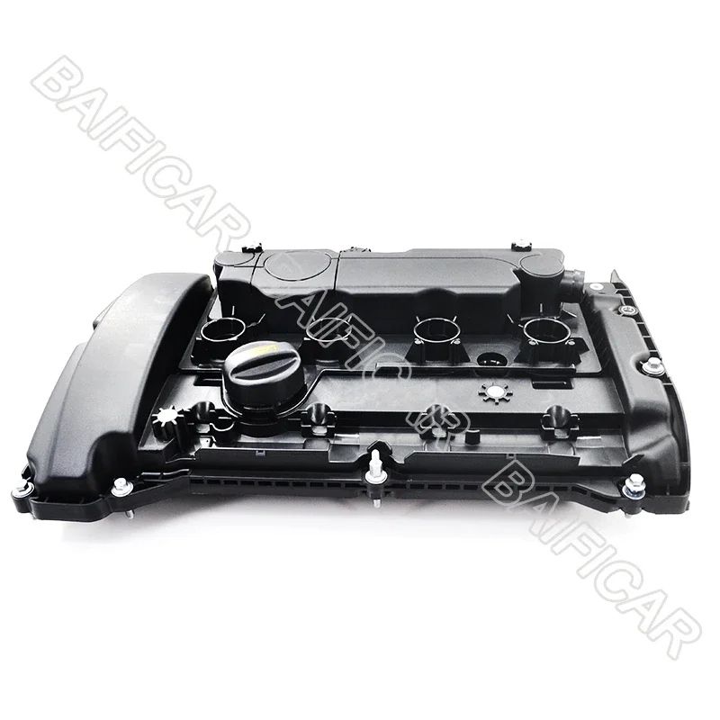 Baificar Double Valve Petrol Engine Cylinder Valve Cover & Gasket 9812071480 For Peugeot 308 3008 208 Citroen C4 DS3 DS5 6V THP