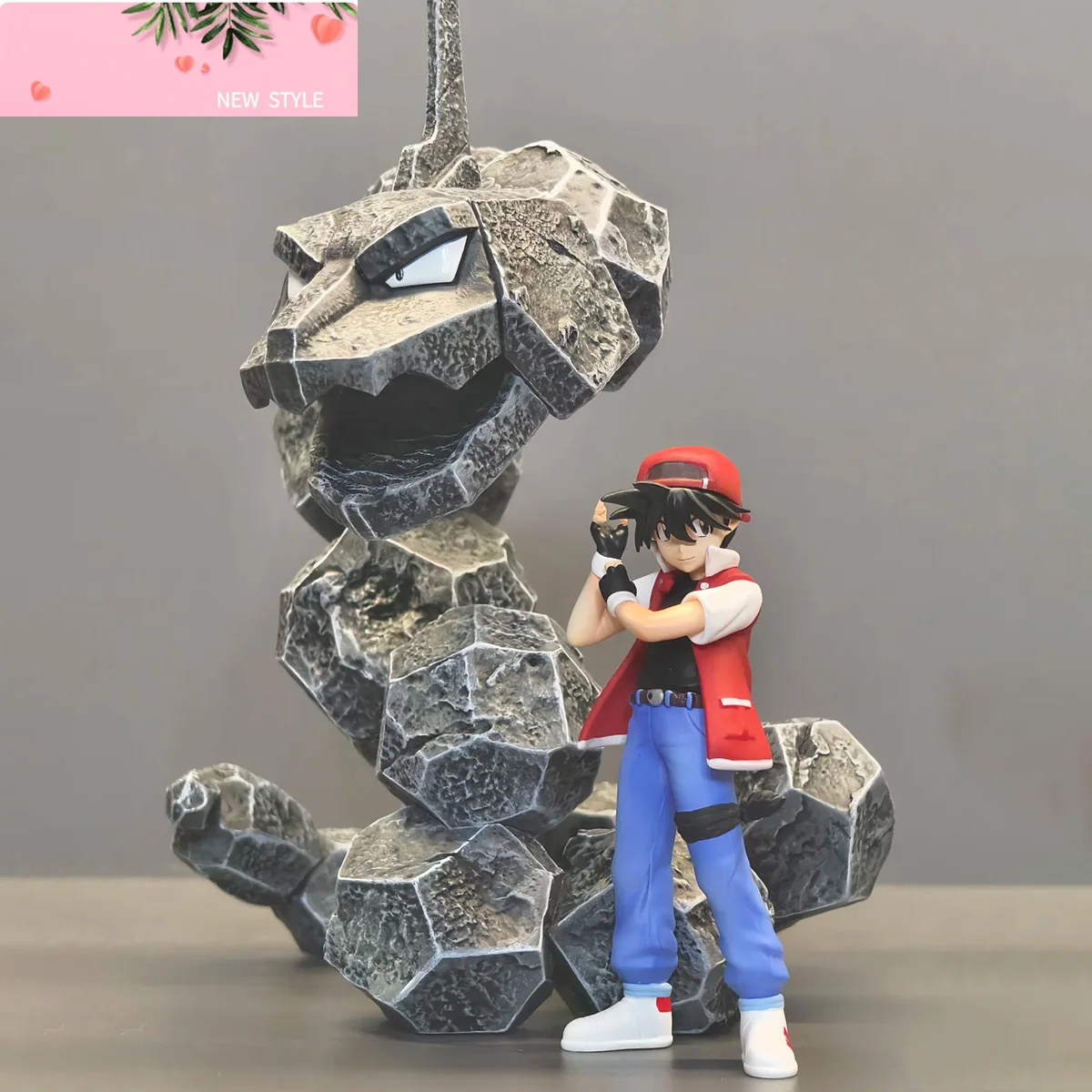 

8cm Anime Pokemon Figure Ash Ketchum Figurine Red Action Figure Pvc Collection Model Toys Gifts