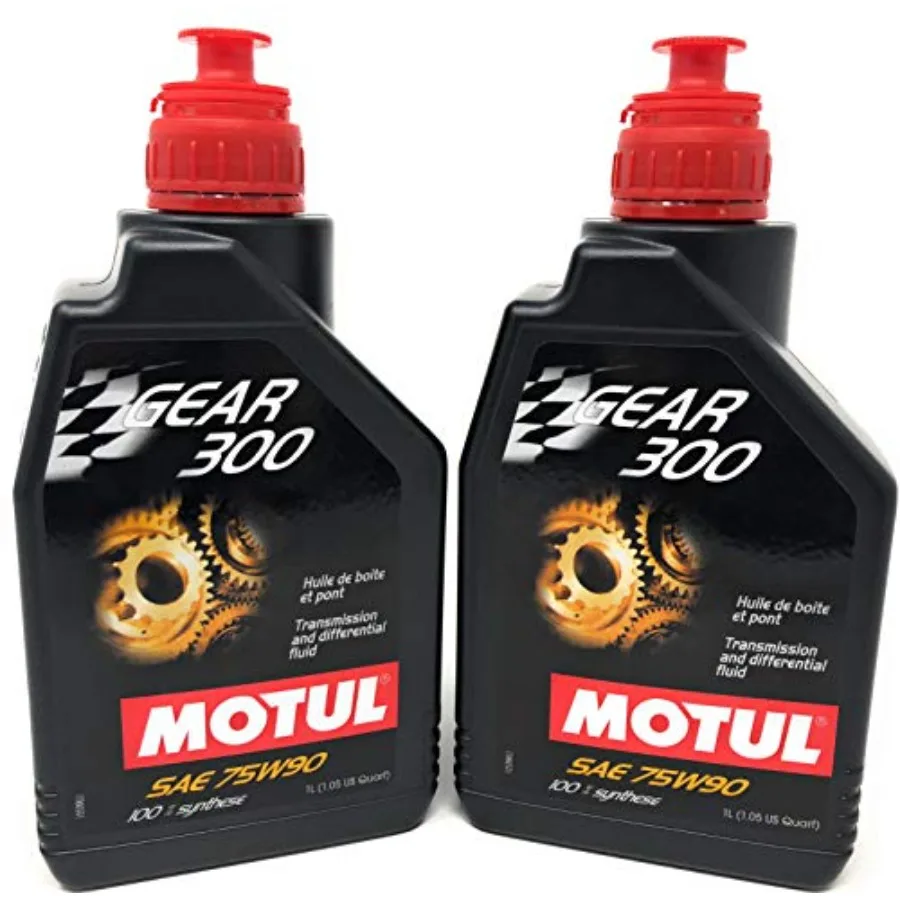 

Высокопроизводительное синтетическое зубчатое масло 75W90 для высокострессовых передач и приложений дифференциала, бутылки 1 л, 2 упаковки Superio