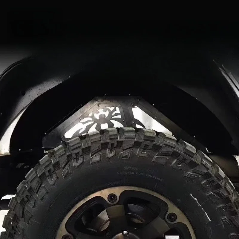DurableSuitable for 07-17 wheel eyebrow lining aluminum flap lining