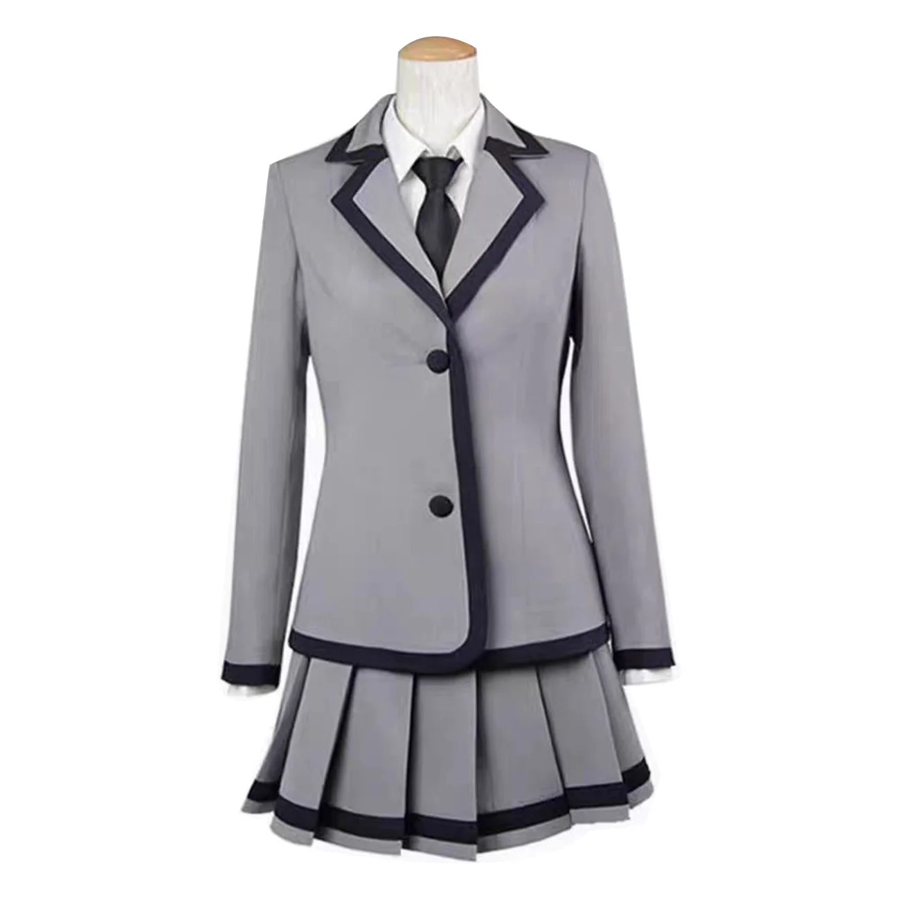 

Anime Cos Kayano Kaede Cosplay Costume School Uniform Full Set Unisex Suit Christmas Outfits