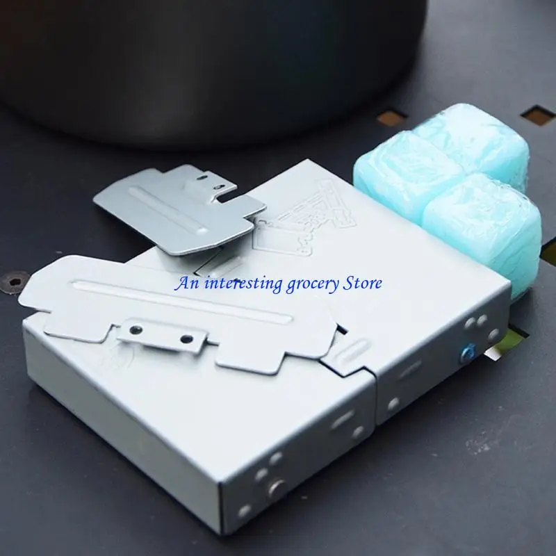 652D سميكة الوقود الصلب موقد صغير الظهر موقد للطي مخيم موقد في الهواء الطلق جيب طباخ الصلبة الكحول موقد