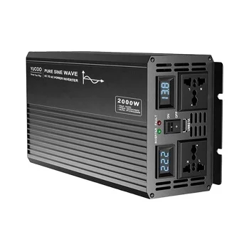 inversor 48V to 110V 220V Pure sine wave inverter 2000w 2KW Dc to Ac power inverter