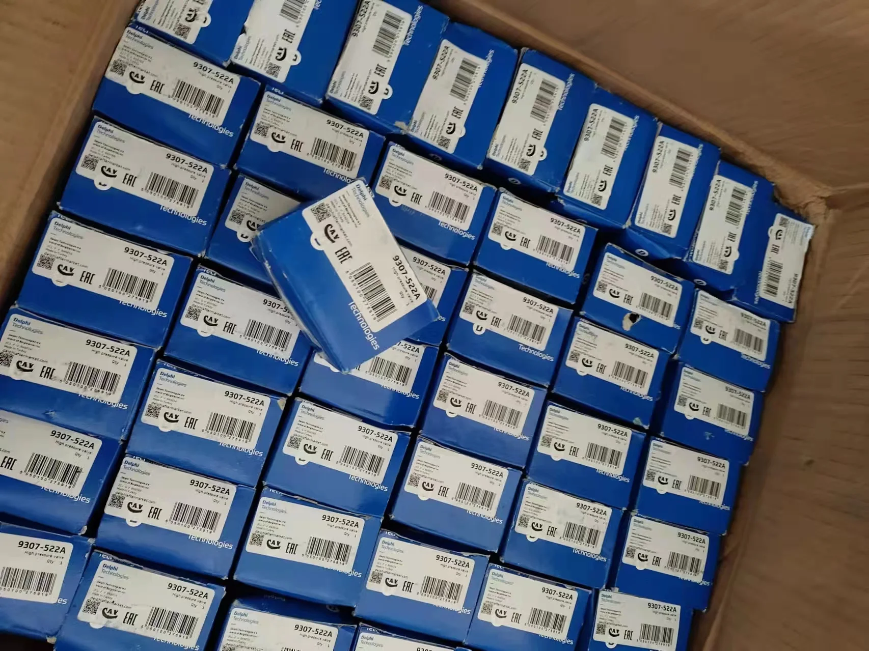 No.610(1) DELPH1 Válvula de alta pressão common rail original para motor de combustível diesel 9307Z522A 9307-522A 9307Z522A00