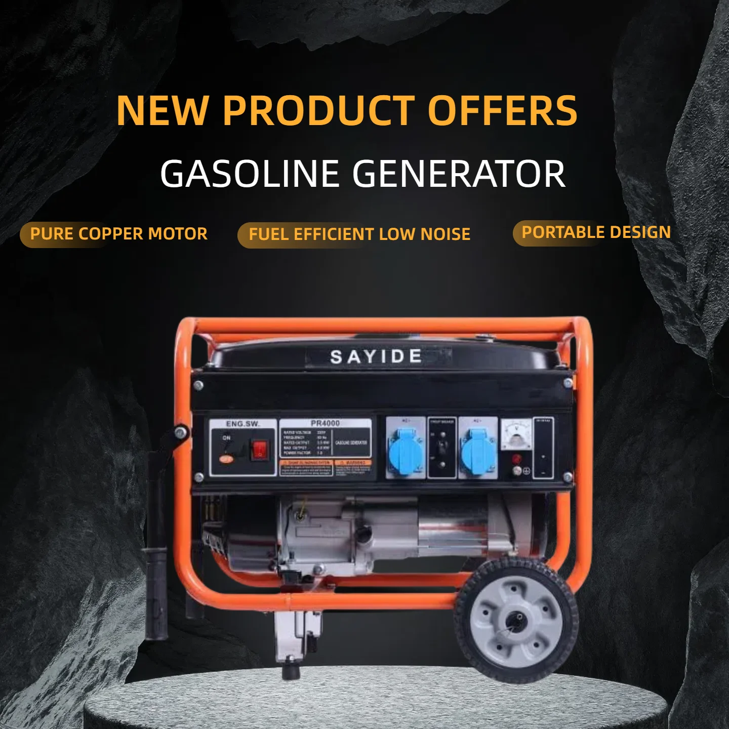

Petrol Generator Portable Power Generators Factory Direct Sales Electric Plant Current Generator 220v Quiet and Lightweight 24v