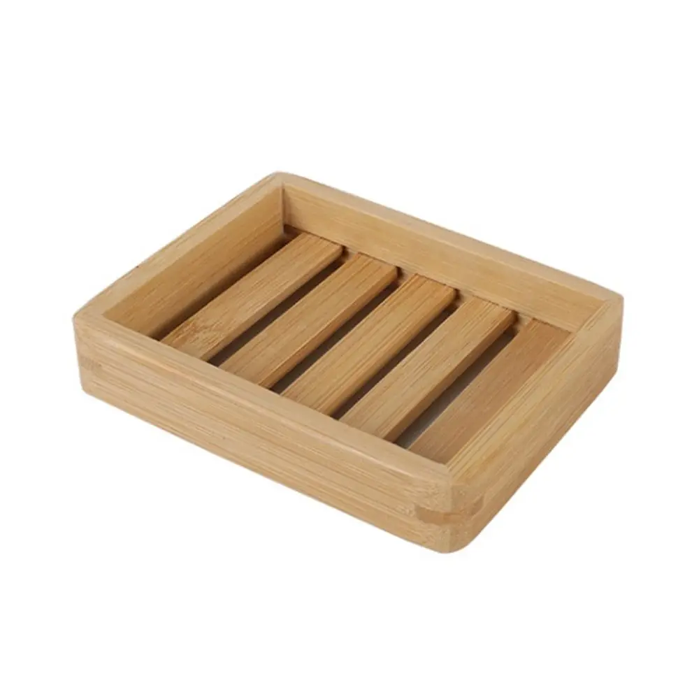Reusable Handmade Soap Saver Bamboo Multiple Styles Soap Box Drain Storage Rack Bathroom