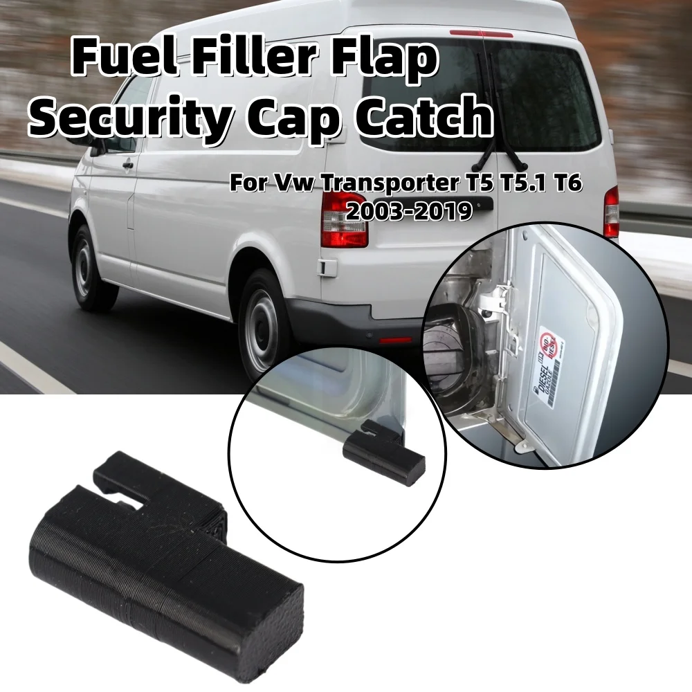 

RV Fuel Filler Flap Security Cap Catch Plastic For Vw Transporter T5 T5.1 T6 2003-2019 Car Fuel Tank Cover Security Accessories