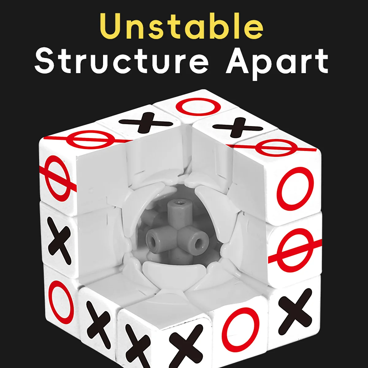 Zauberwürfel 3x3x3 3D UV neun-quadratisches Gitter Farbmalerei Stressabbau Puzzle Professionelles Smooth Speed Game Kinderspielzeug Geschenke