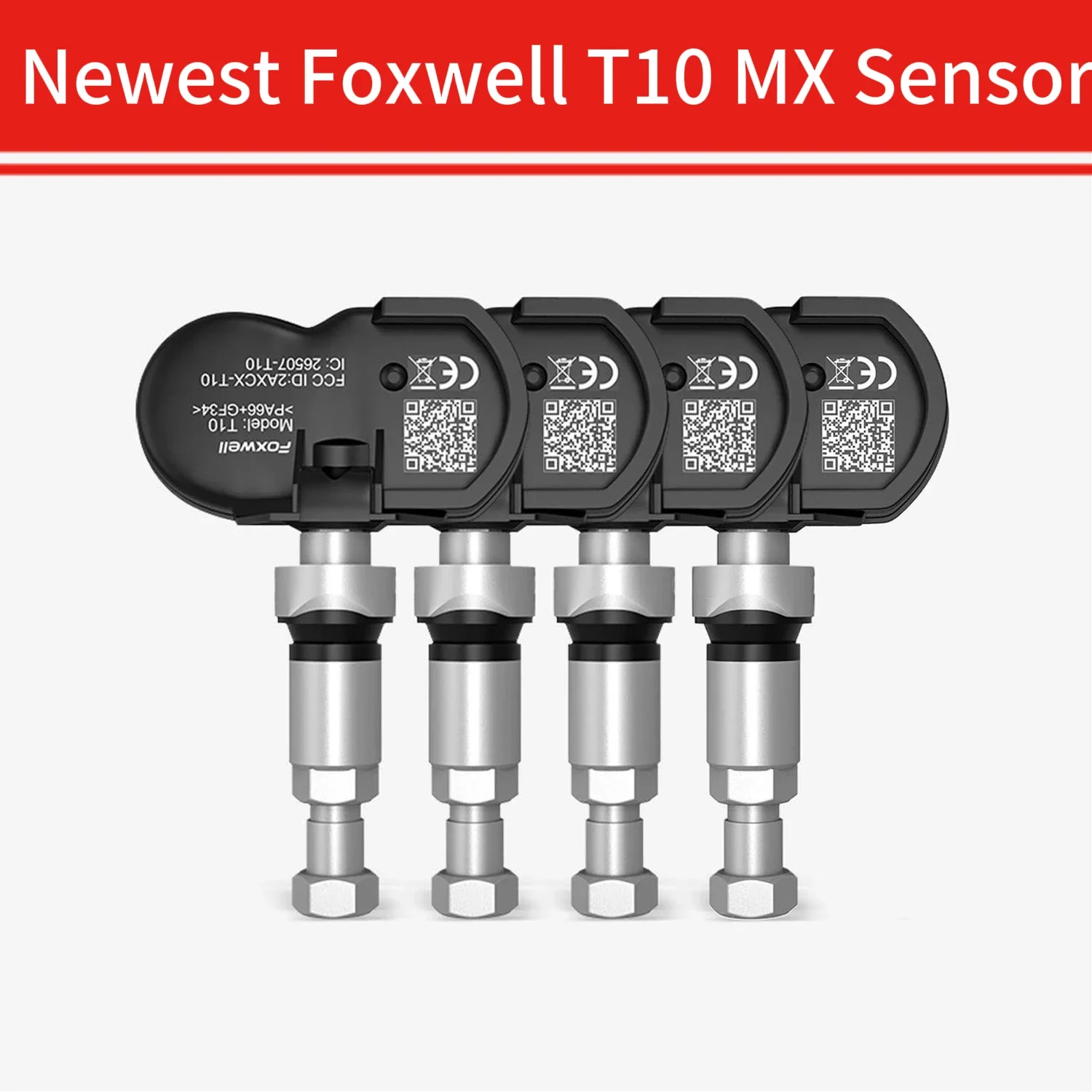 FOXWELL Car TPMS Sensor Tire Pressure Monitor 2 in 1 433MHz 315MHZ MX-Sensor Universal Activate Programming Tire Repair Tools