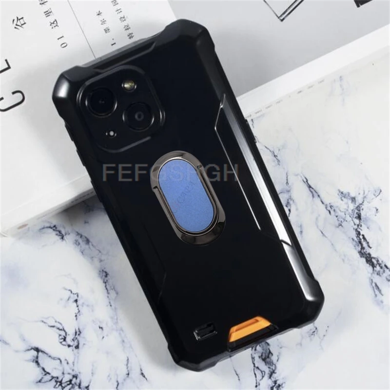 For Oukitel WP32 WP20 Pro G2 WP32Pro WP 20 OukitelG2 Back Ring Holder Bracket Phone Case Smartphone TPU Soft Silicone Cover