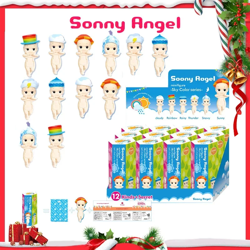 Sonny Angel Blind Box Angel Weather Anime Figures Ornaments Dolls Christmas Gift Desktop Ornament Christmas Toy Doll