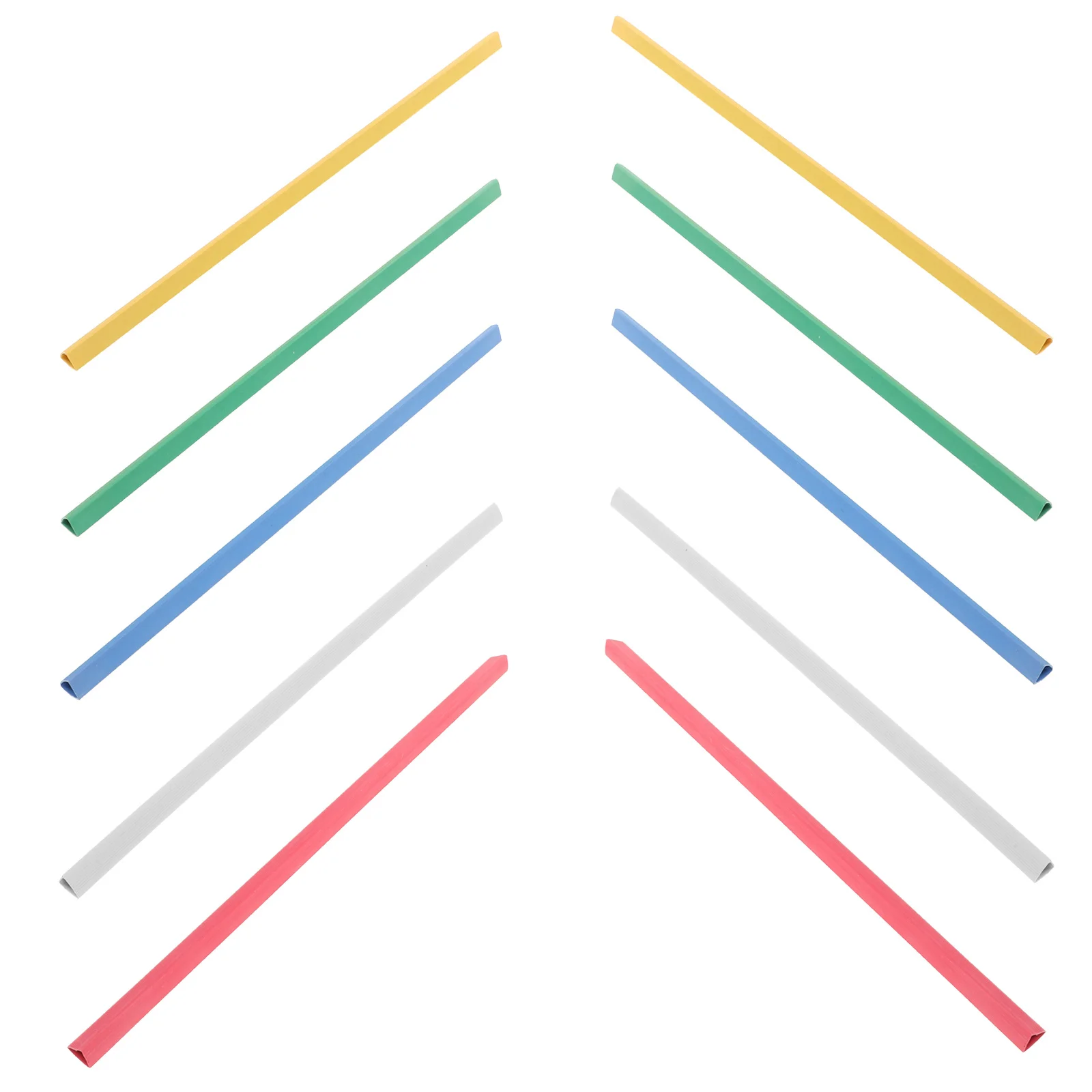 

30pcs Pull Rod Clips Plastic Slide Binders For Bookbinding Spine Bars Report Binder Loose Leaf Binder Document Folder Binding