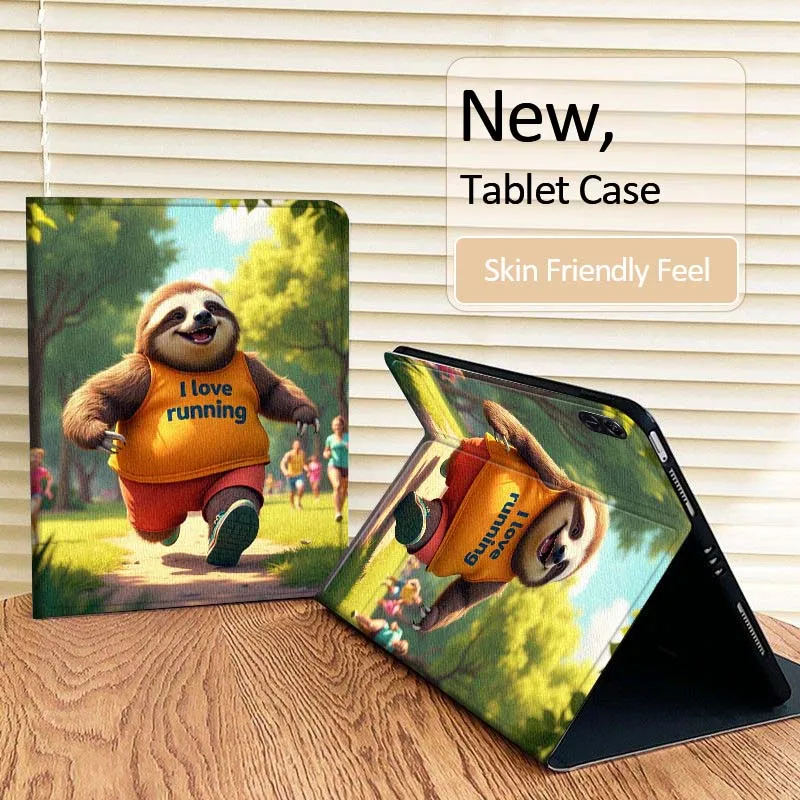 

Cartoon Sloth Reading Book Tablet Case For Huawei MatePad Pro Air 12 X Honor Pad 8 V8 9 13 GT GT2 3 12.6 13.3 Inch