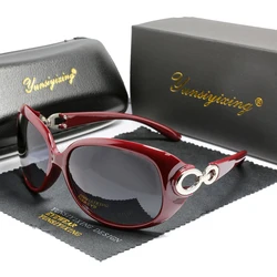 New Fashion Polarized Sunglasses Women Luxury Sun Glasses For Woman Brand Design Vinrage Eyewear Lenes Lunettes De Soleil New