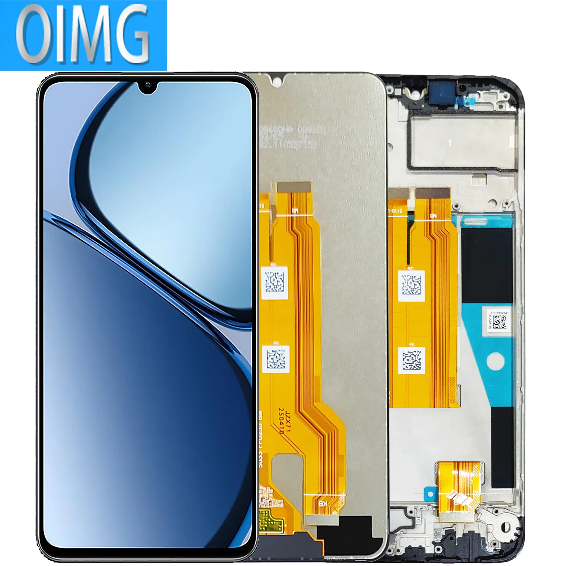 6,75 "dla oryginalnego wyświetlacza LCD Realme C63 z ramką części zamienne do ekranu dotykowego Digitizer — zdjęcie produktu 7