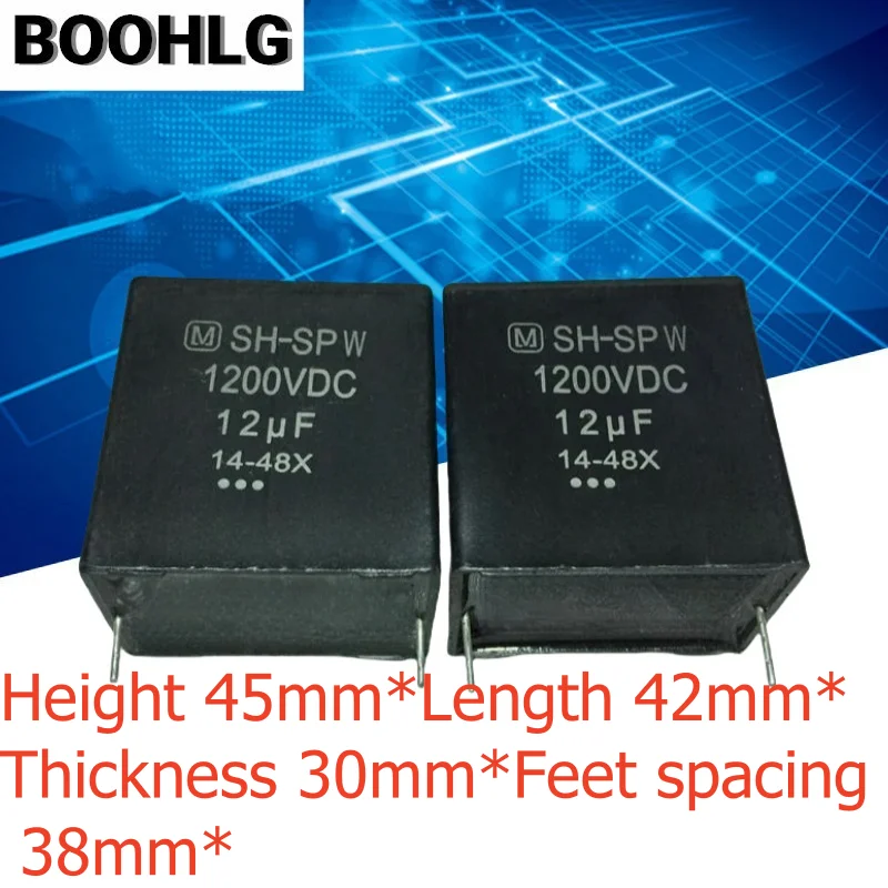 2 PCS SH-SPW série 1200 V 12 UF Alta corrente de alta tensão mecanismo de platina capacitor de desligamento