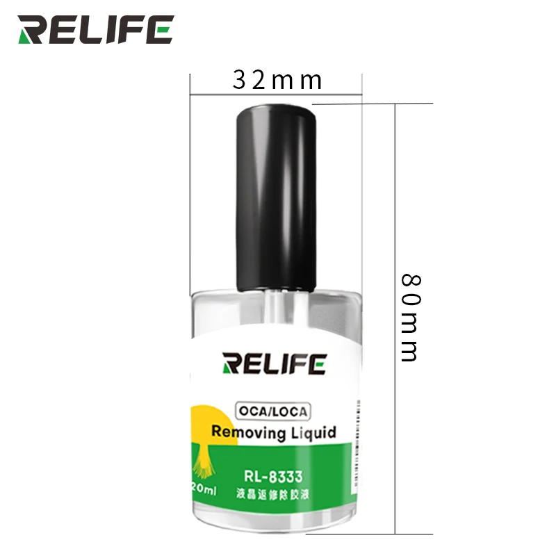 RELIFE RL-8333 LCD Repair Adhesive Remover Safe Non-corrosive No-damage to Screen Mobile Phone OCA Glue Cleaning and Remover Too