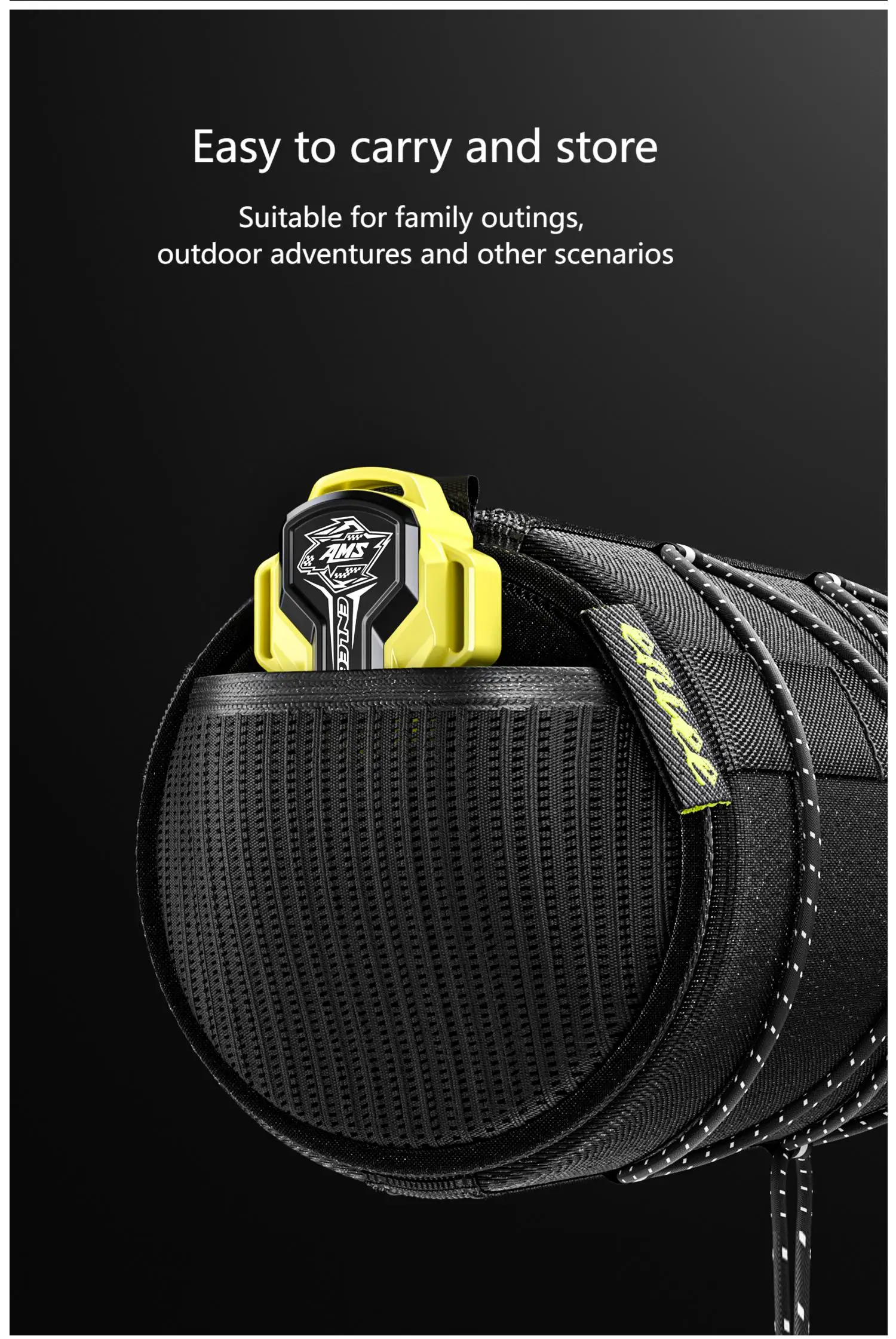 Enlee Einziehbares Fahrrad-Zugseil, Zugseil mit Haken, Fahrrad-Abschleppseil, starke Spannung, Sicherheit, MTB, Anhänger, Seil, Outdoor-Werkzeug – Detail 2